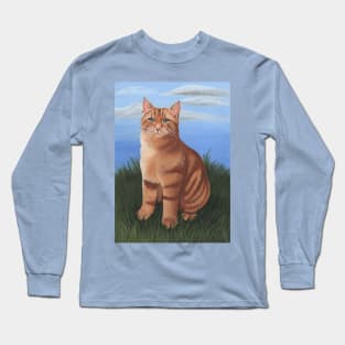 Ginger Tabby Cat Long Sleeve T-Shirt